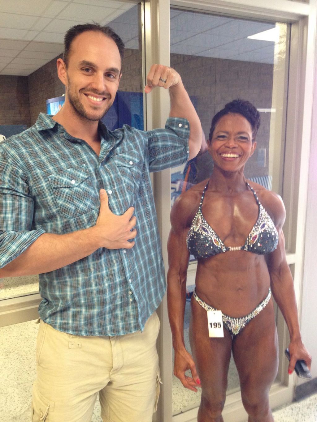 Our 60 year old bodybuilding client - yes, you can