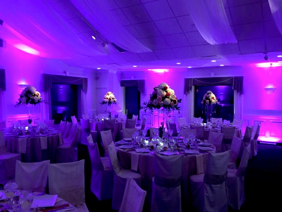 I love to design lighting as well (Purple Wedding 