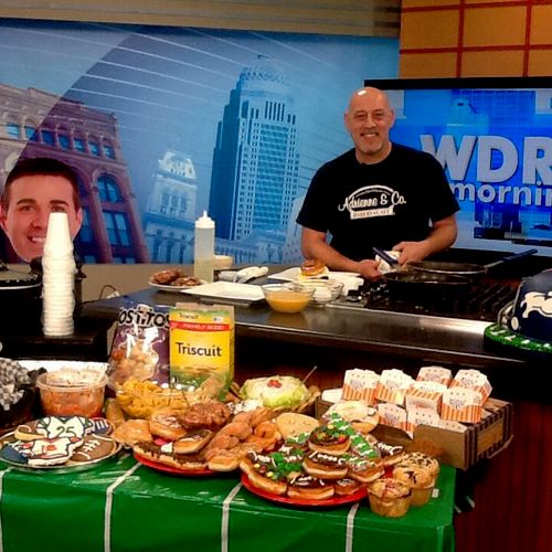 Super Bowl Man Food episode on our local Fox stati