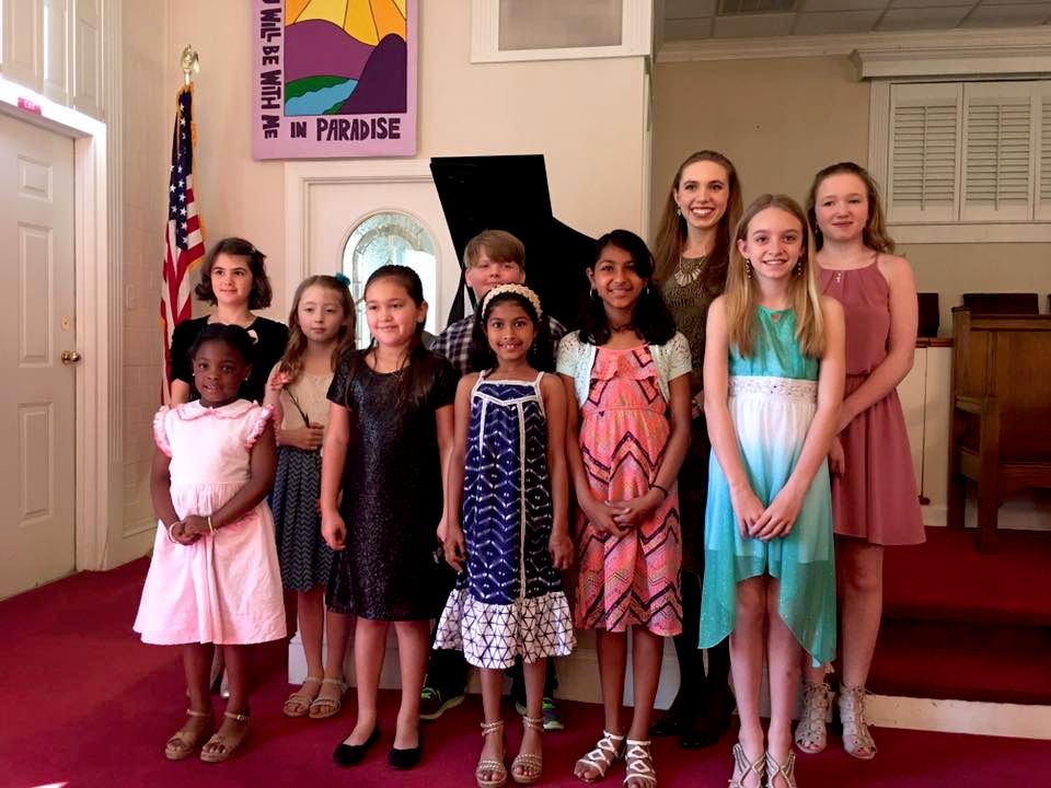 4/1/17 Studio recital at Swift Creek Baptist Churc