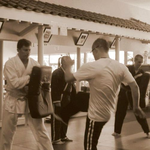 Martial Arts training with Authentic M. A.
