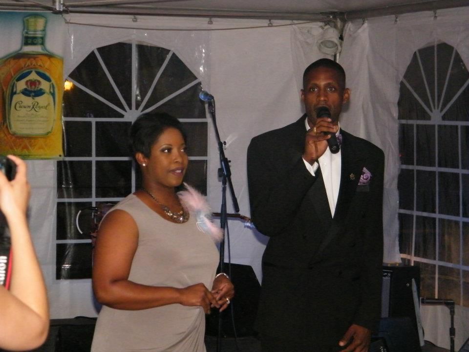 Rick Smooth aka DJ Smooth MC'ing Jonathon Butler C