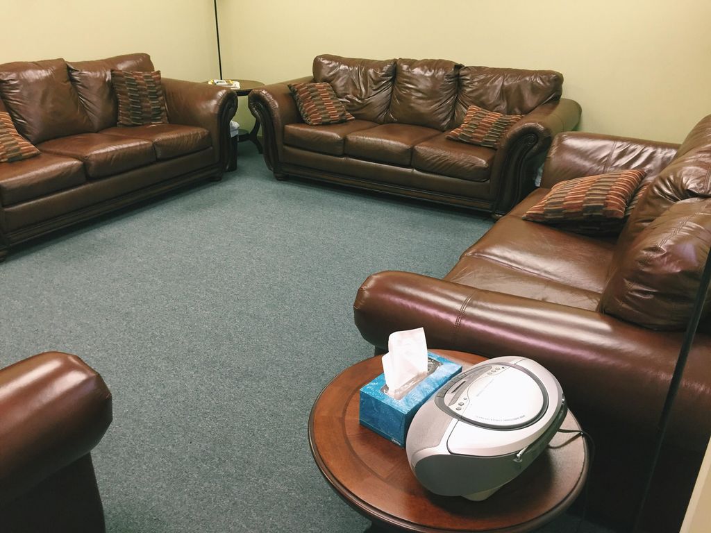 This is our Group Room, groups are facilitated by 