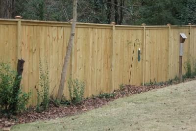 6ft. Top Cap Privacy with copper caps