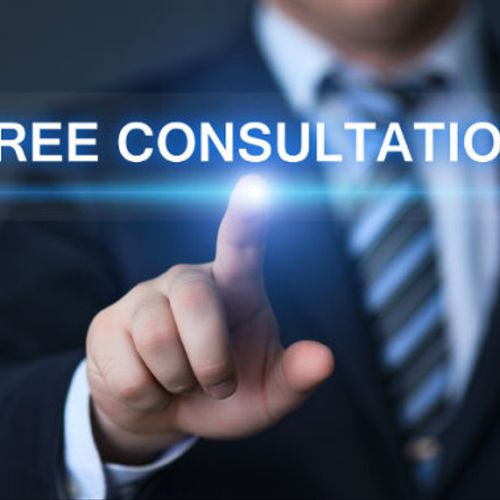We offer free consultations. Sign up for yours tod