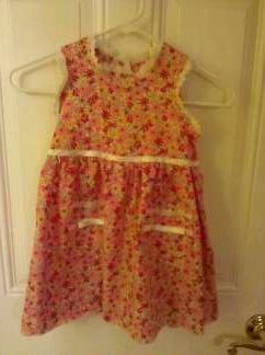 Girls toddler summer romper.
Handmade & Designed m