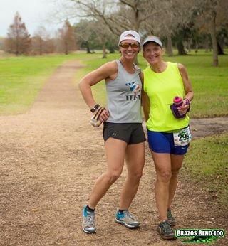 A runner I coach after completing her first 50 mil