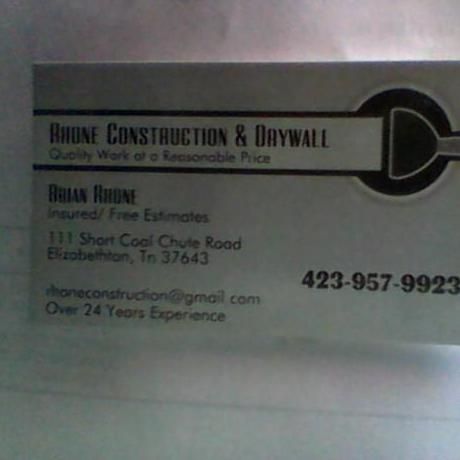 Rhone Construction & Drywall