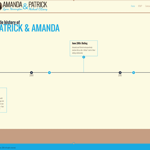 Patrick O'Leary"s and Amanda Herrington's Website 