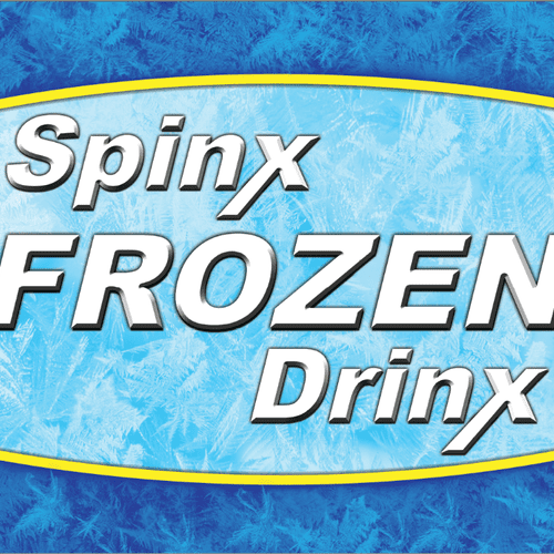 Spinx Frozen Drinx in store display