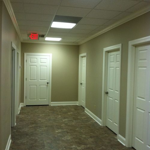 A newly constructed doctors office i painted.