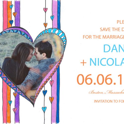 Personalize your Save the Date announcement with y