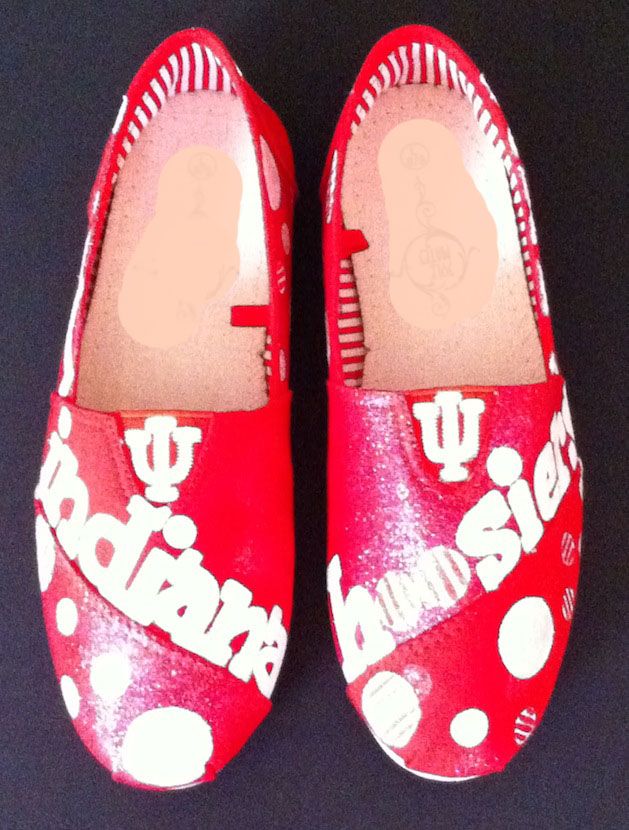 handpainted shoes