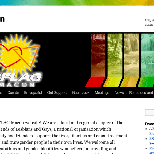 PFLAG Macon website