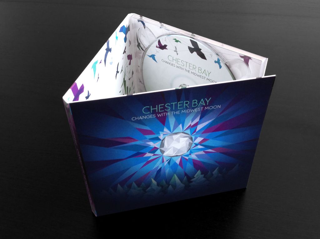 6-panel digipak design for the new full length LP 