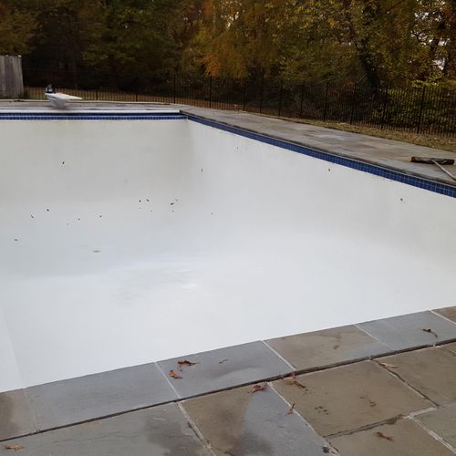 Project #1 AFTER: Pool Tiles, Pool Coping Stone, R