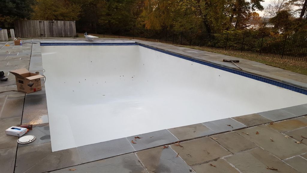 Project #1 AFTER: Pool Tiles, Pool Coping Stone, R