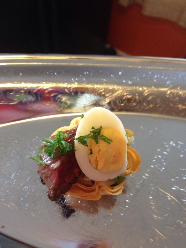 Steak & Quail Egg
