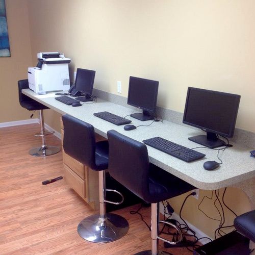 Workstations and Printers installed in a local Doc