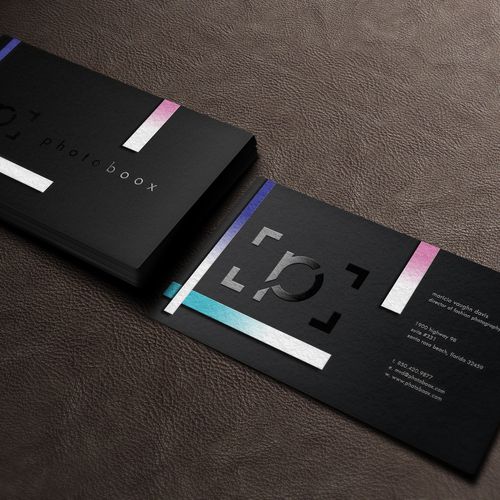 the gorgeous business cards to accompany the amazi