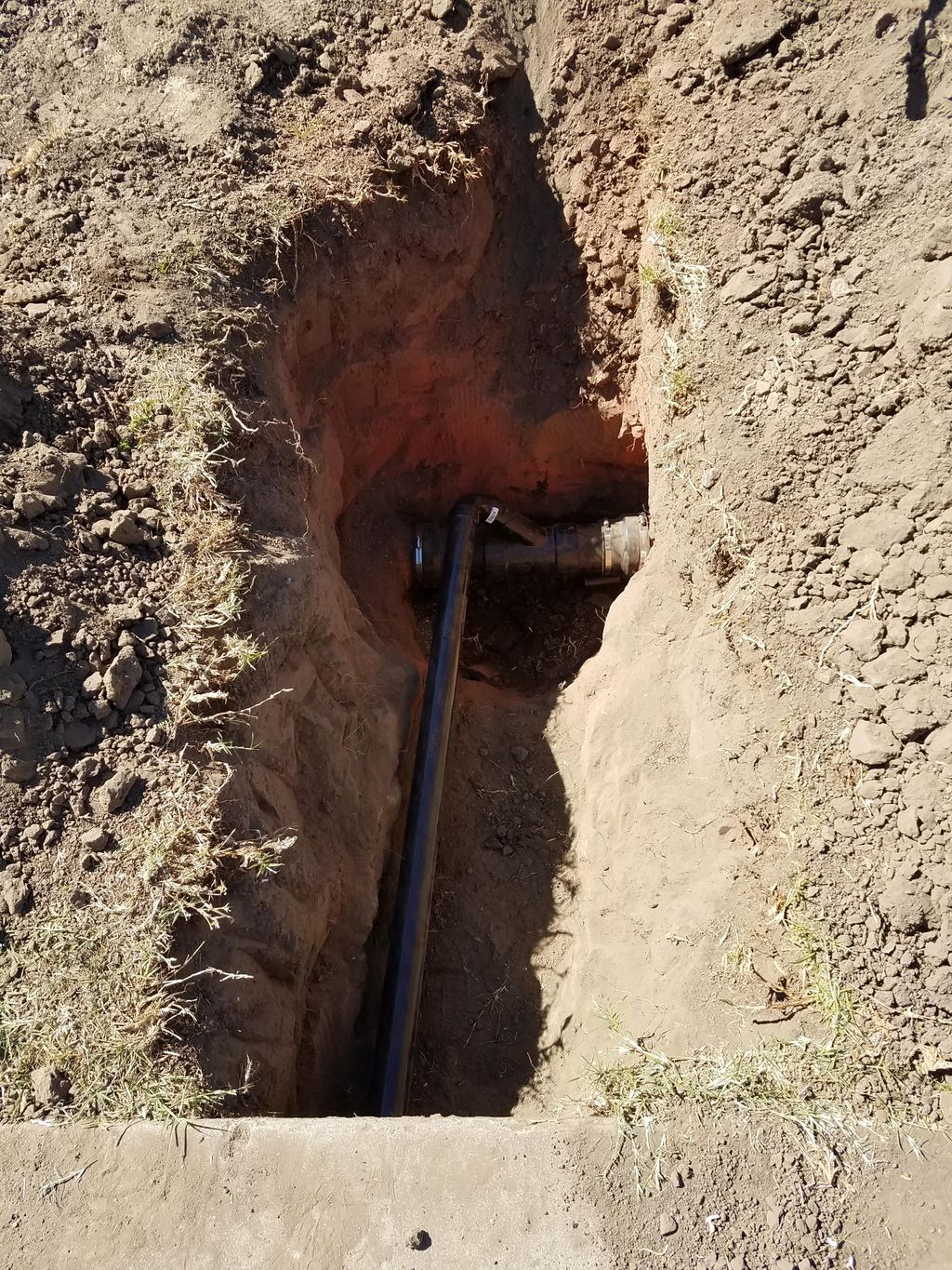 re routing a kitchen drain