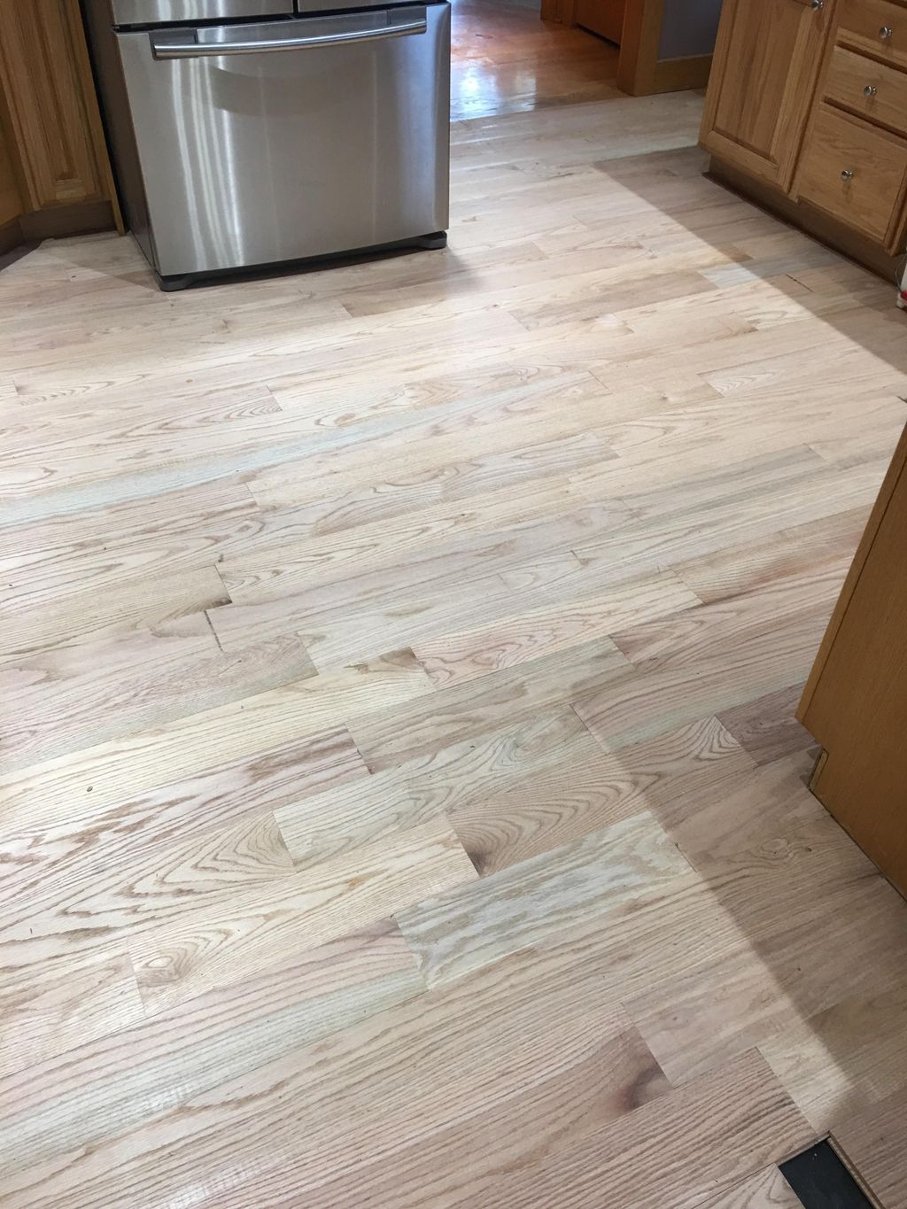 Unfinished hardwood install