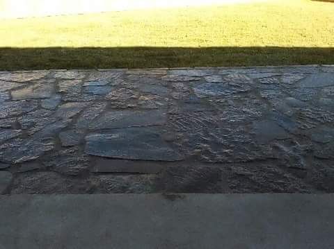 flagstone patio