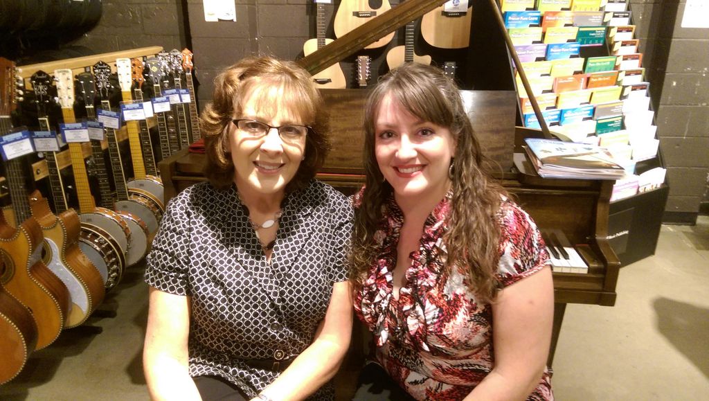 I enjoyed meeting prolific composer Melody Bober t