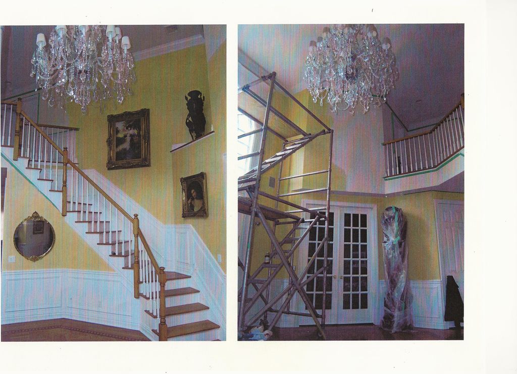 Painting Foyers and high ceilings