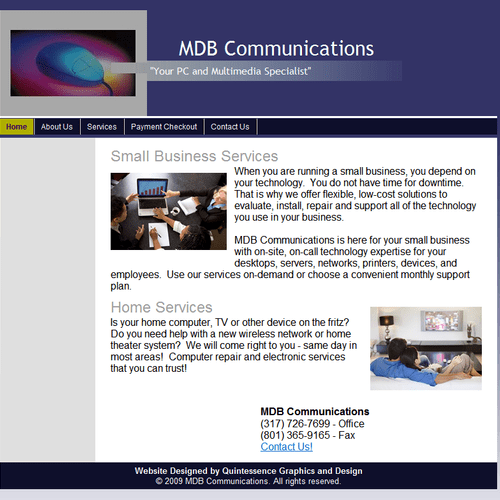 MDB Communications Matching Website