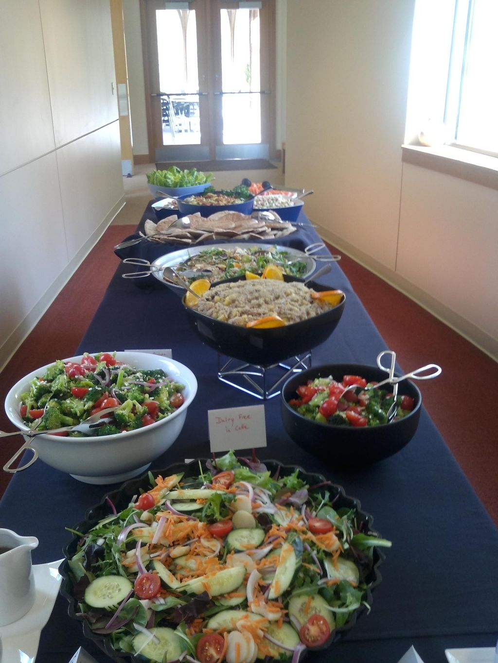 Buffet lunch at Duke Integrated Medicine