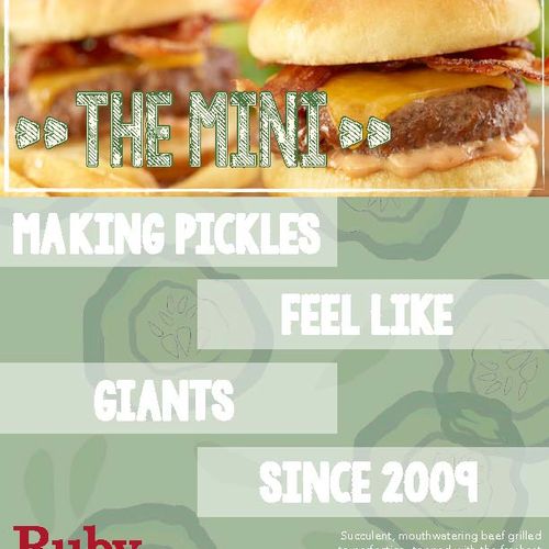 Poster design, flyer design, Ruby Tuesday's, 2013