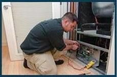 One of our Technicians working hard for your comfo