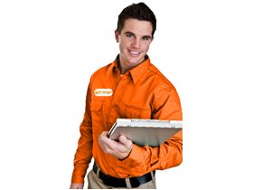 Orange Pest Control Technicians are all background