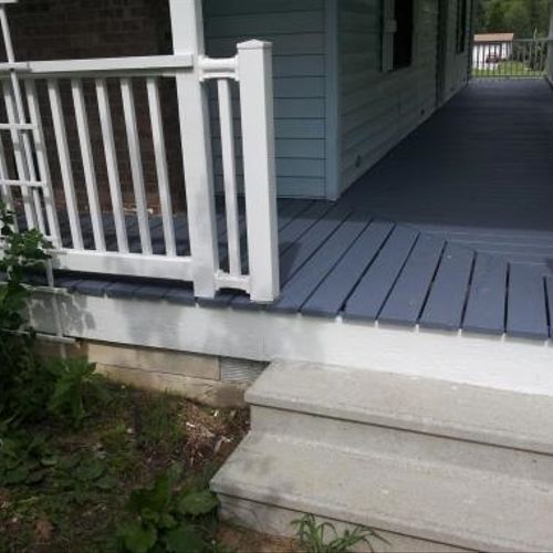 Deck painting... Restoring and protecting that dec