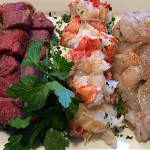 Beef - Lobster - Shrimp Prep