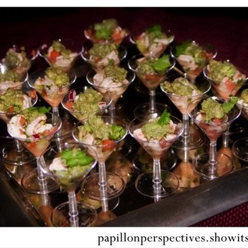 Full Service Catering is also available with prese