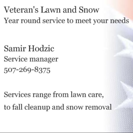 Veteran's Lawn and Snow