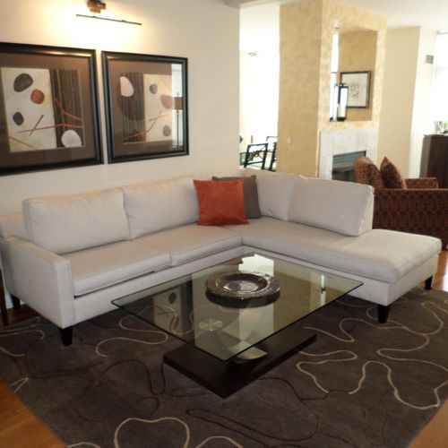 Inviting, relaxing chaise sectional that is comfy 