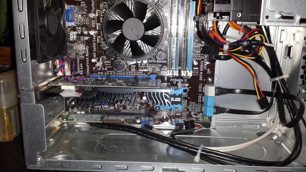 This was after a cleaning of inside the computer.