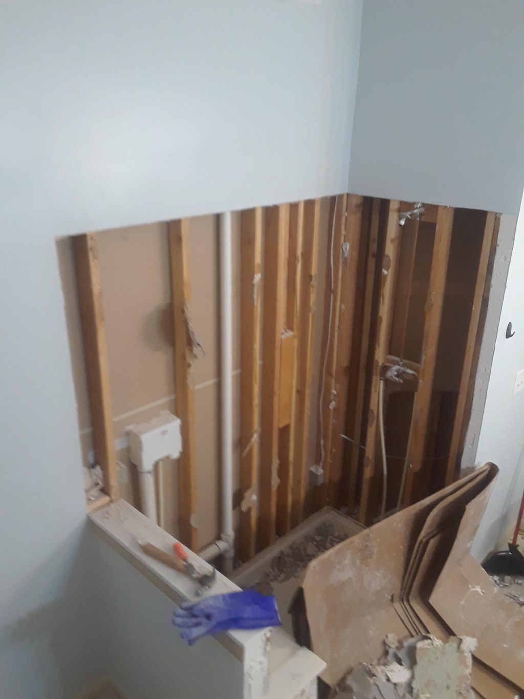 shower demo
