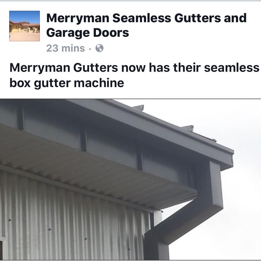 Merryman Seamless Gutters and Garage Doors
