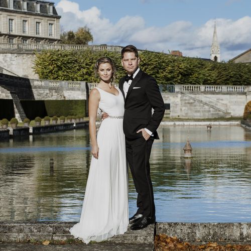 Crystal & Caleb, wedding portrait
Paris, France