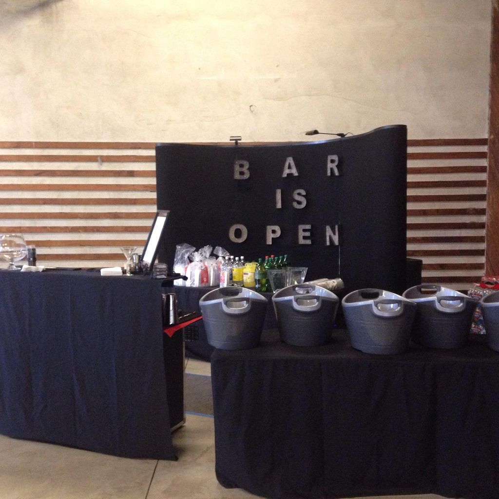 Usual wedding set up.