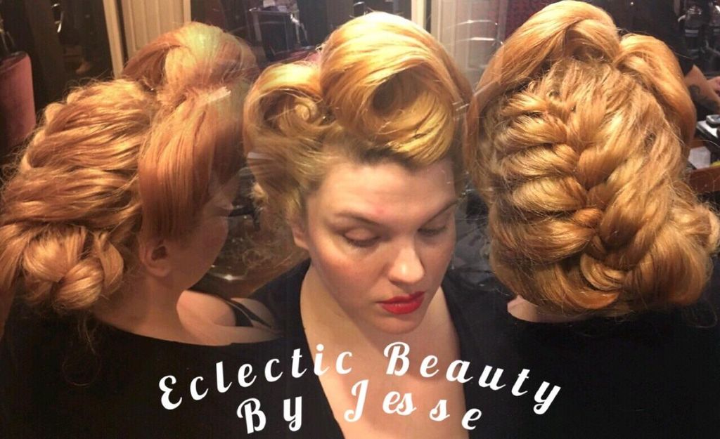 Alley 33 Fashion show hair I did