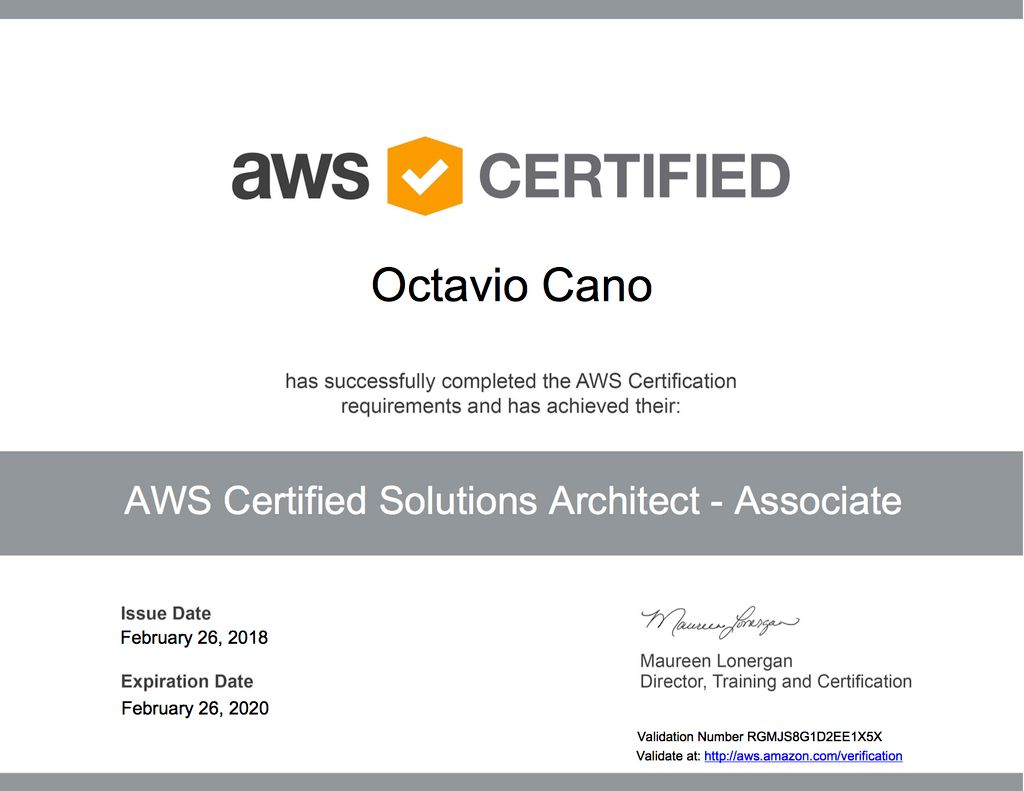 AWS Architecture Certification