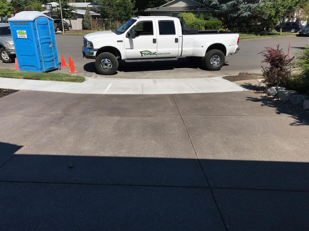 Colored Exposed Aggregate Concrete