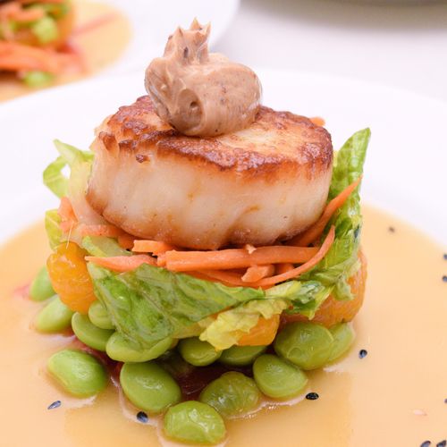 A scallop salad? Yes I would love some!