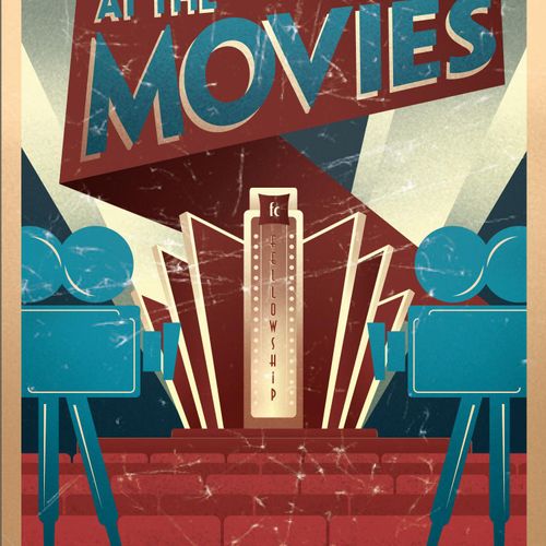 Poster illustration for "At the Movies"