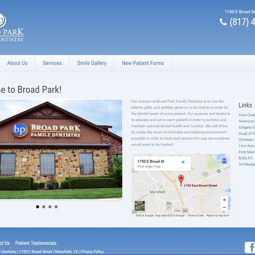 Basic web design for a local business.